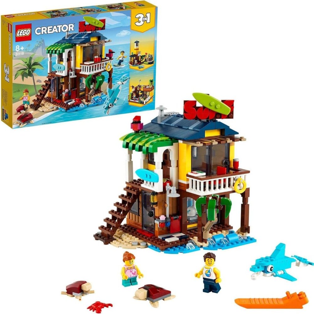 LEGO Creator 3-In-1 Surfer Beach House Set 31118 NEW/SEALED 564 pcs Retired 2021